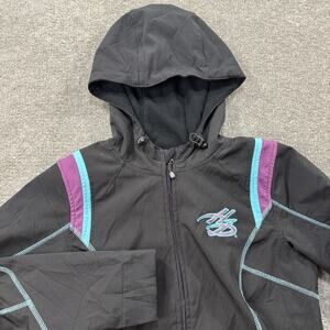 Harley-Davidson Womens Colorblock Soft Shell Jacket M Black Teal Purple Hooded